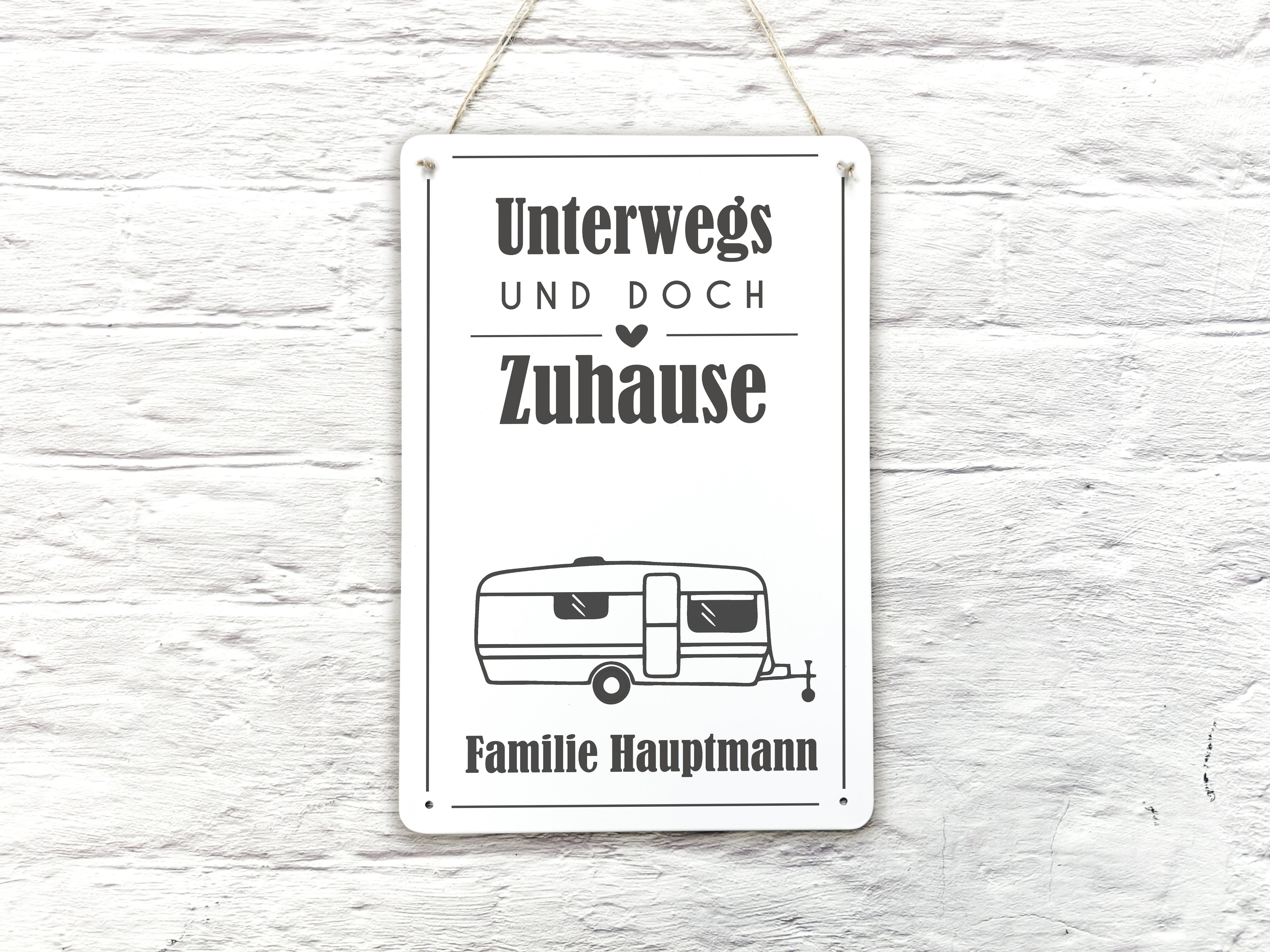 Wetterfestes Wunschtext Schild Zum Selbst Gestalten Personalisiert